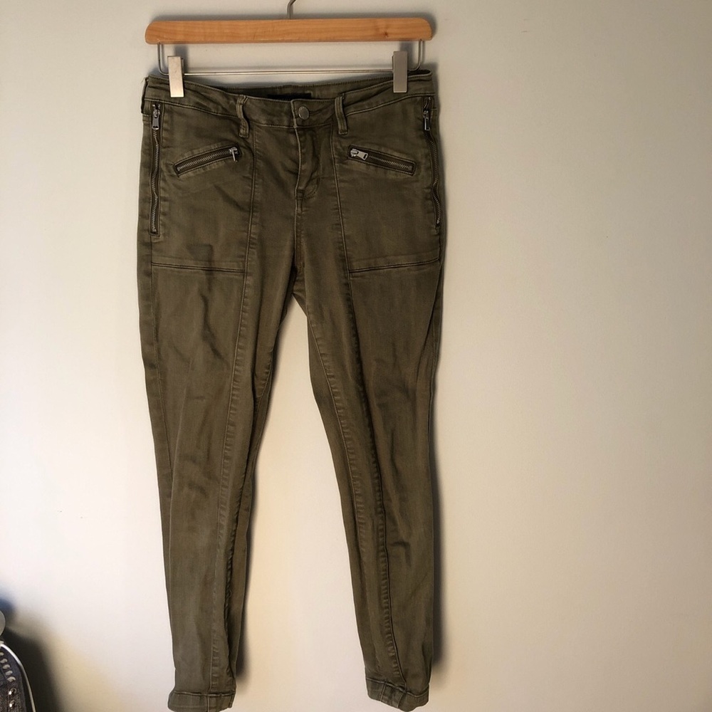 olive green jeans